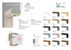 วงกบประตูรุ่น JA (แบบแห้ง)